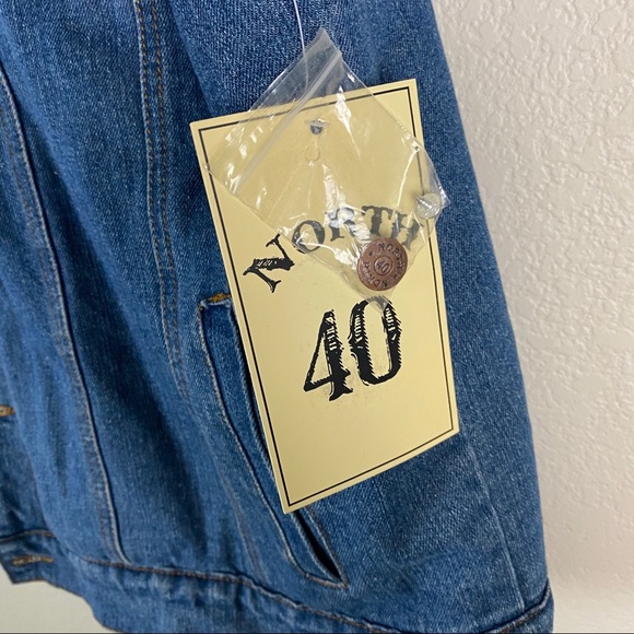 North 40 Sherpa Lined Denim Jacket Mens Size XXL - Picture 4 of 8